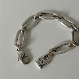 UNO de 50 Silver Link Bracelet